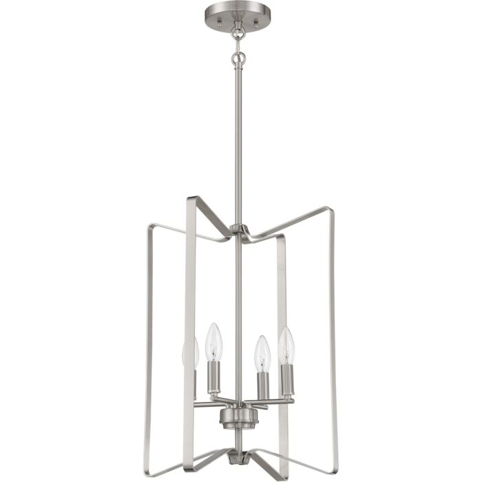 Craftmade Shayna 4 Light Foyer Light in Brushed Polished Nickel