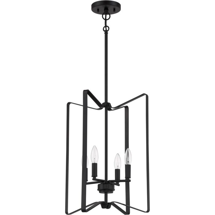 Craftmade Shayna 4 Light Foyer Light in Flat Black