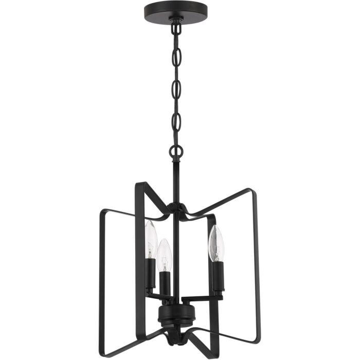 Craftmade Shayna 3 Light Ceiling Light in Flat Black