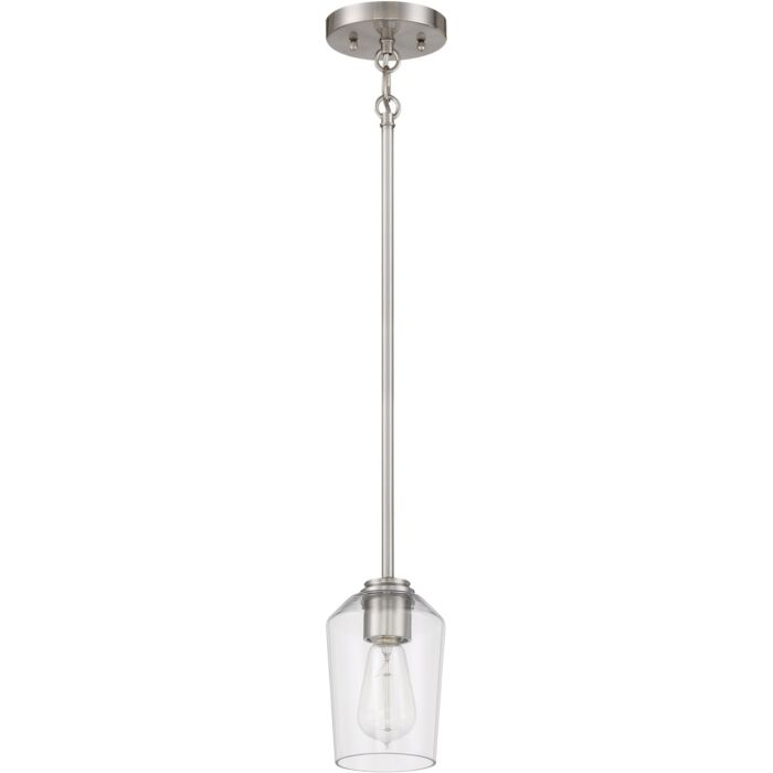 Craftmade Shayna Mini Pendant in Brushed Polished Nickel