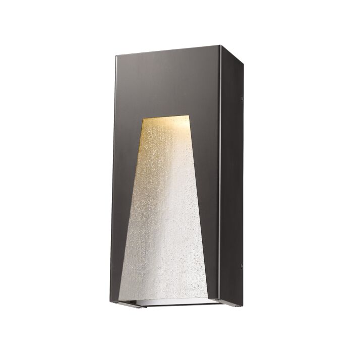 Z Lite Millenial 1 Light Outdoor Wall Sconce In Bronze Silver
