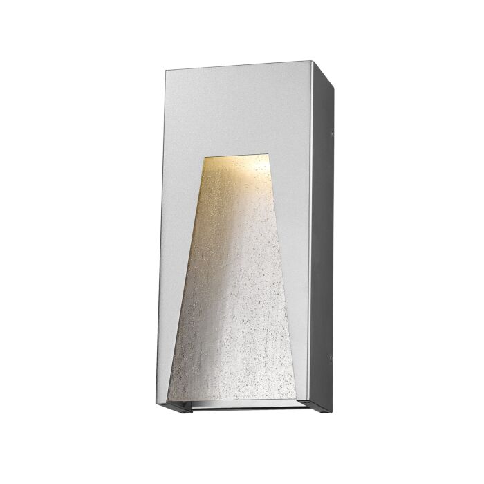 Z Lite Millenial 1 Light Outdoor Wall Sconce In Silver