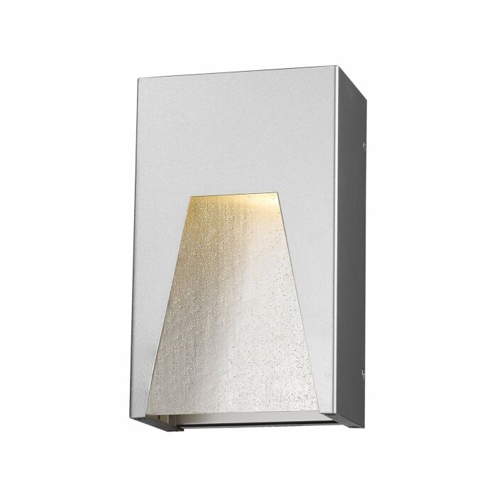 Z Lite Millenial 1 Light Outdoor Wall Sconce In Silver