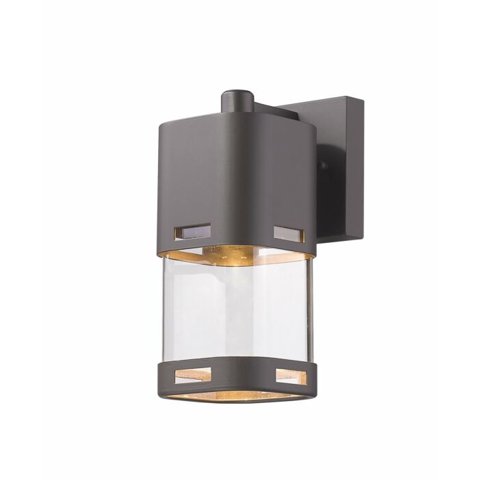 Z Lite Lestat 1 Light Outdoor Wall Sconce In Deep Bronze
