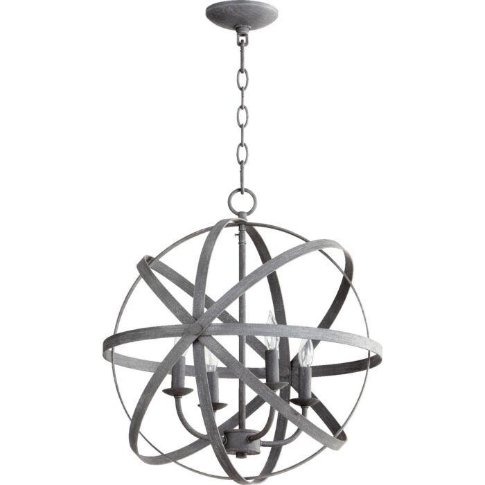 Four Light Chandelier by Quorum