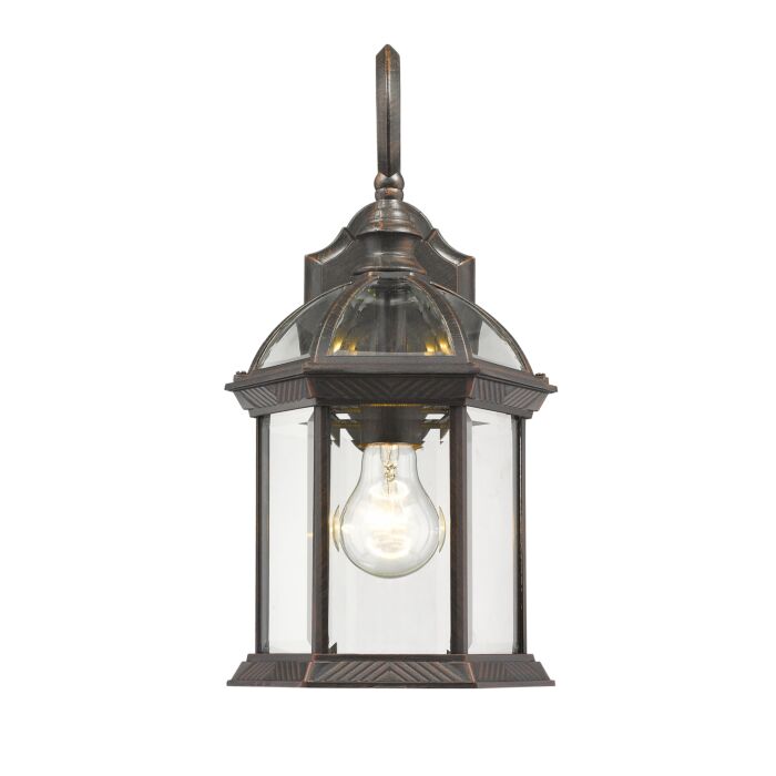 Z Lite Annex 1 Light Outdoor Wall Sconce In Rust