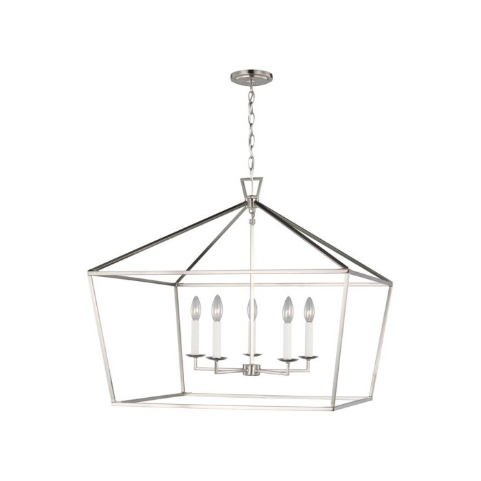 Sea Gull Dianna 5 Light Pendant Light in Brushed Nickel