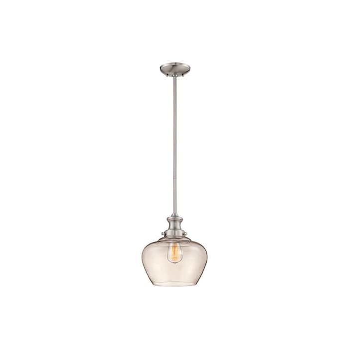 Millennium Lighting 5000 Series 1 Light Mini Pendant in Brushed Nickel