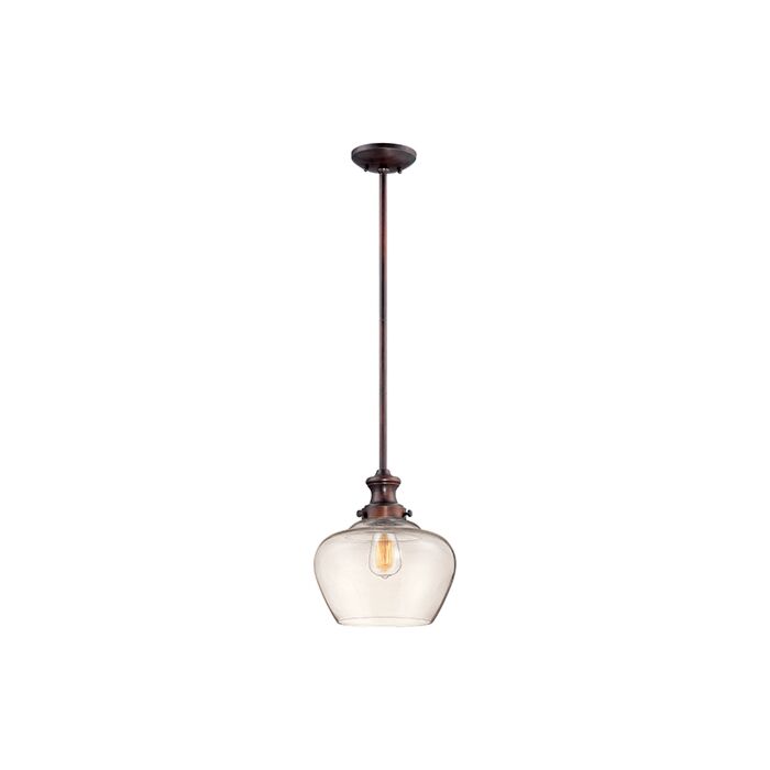 Millennium Lighting 5000 Series 1 Light Mini Pendant in Rubbed Bronze