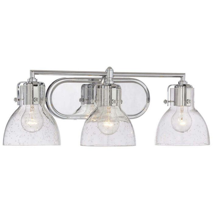Minka Lavery 3 Light Bathroom Vanity Light in Chrome
