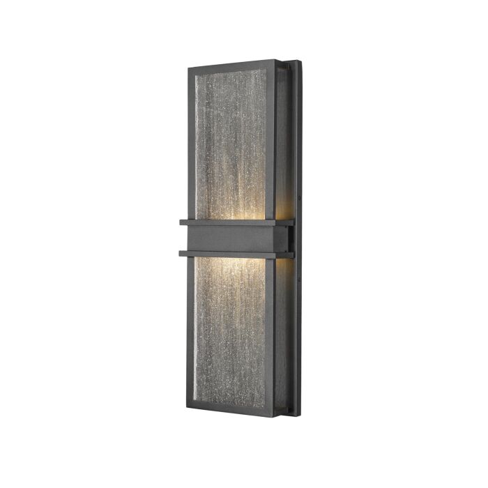 Z Lite Eclipse 2 Light Outdoor Wall Sconce In Black