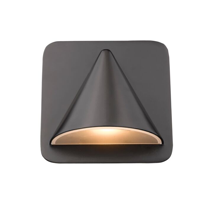 Z Lite Obelisk 1 Light Outdoor Wall Sconce In Outdoor Rubbed Bronze