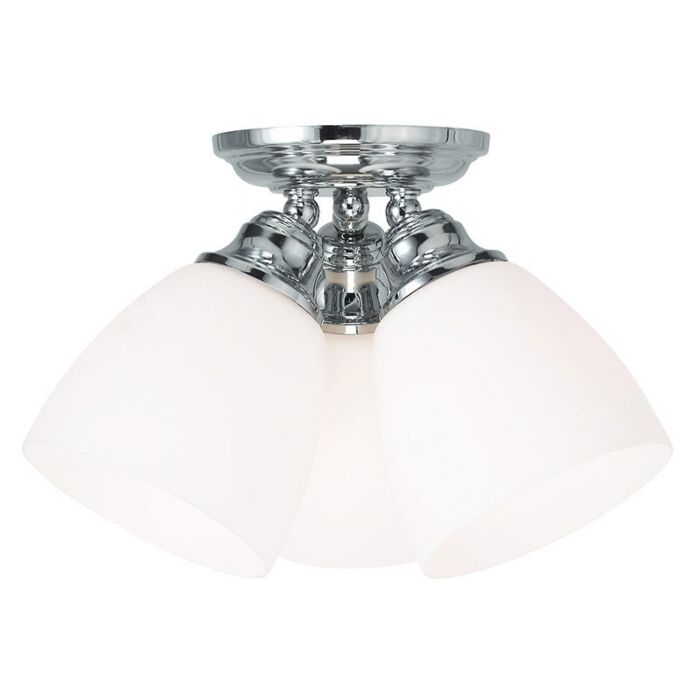 Somerville 3-Light Ceiling Mount in Polished Chrome