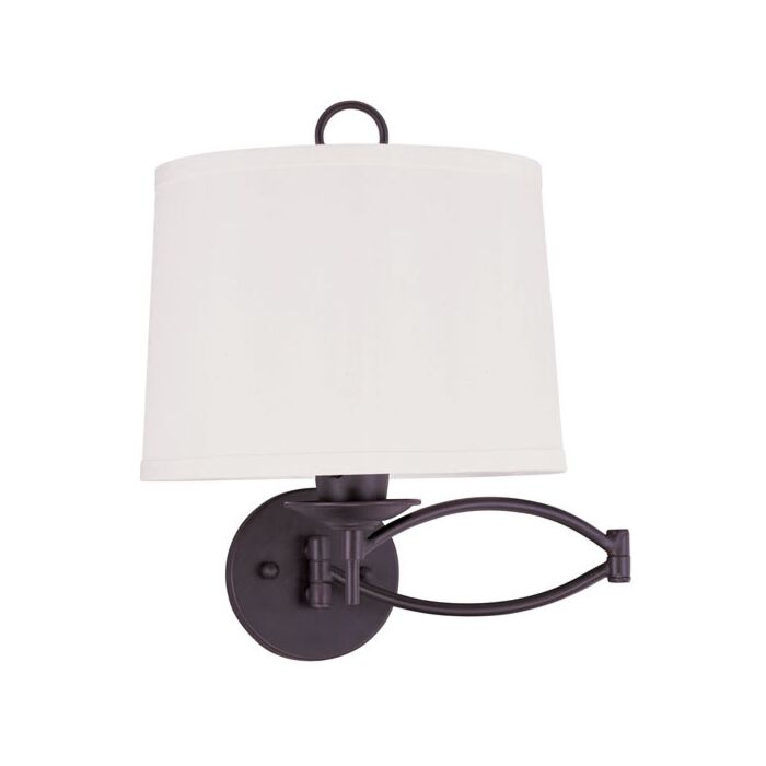 One Light Swing Arm Wall Lamp