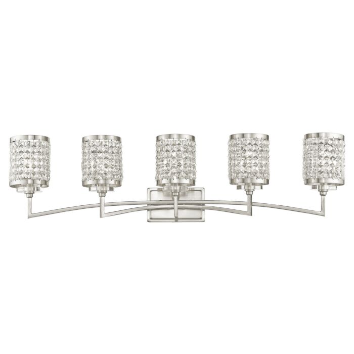 Grammercy 5-Light Bathroom Vanity Light in Brushed Nickel