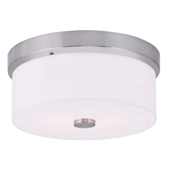 Meridian 2-Light Ceiling Mount in Brushed Nickel