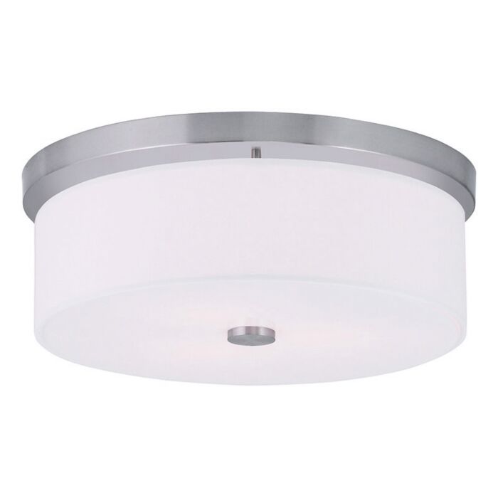 Meridian 3-Light Ceiling Mount in Brushed Nickel