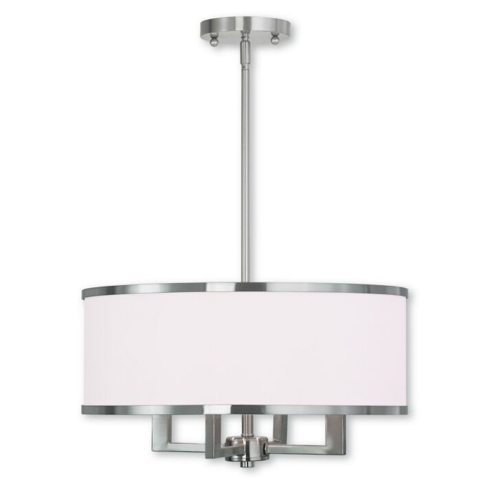 Park Ridge 4-Light Chandelier in Brushed Nickel