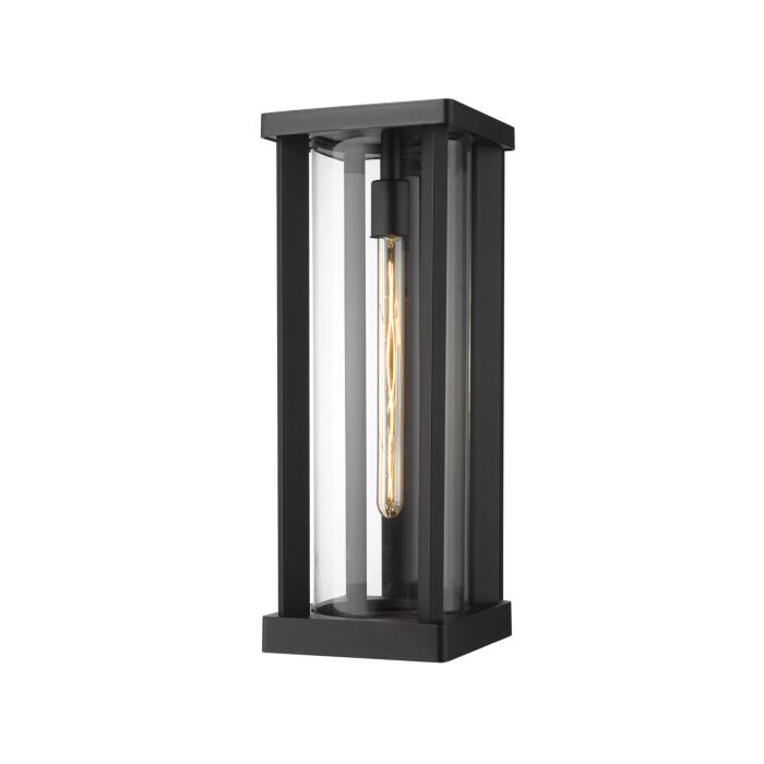 Z Lite Glenwood 1 Light Outdoor Wall Sconce In Black