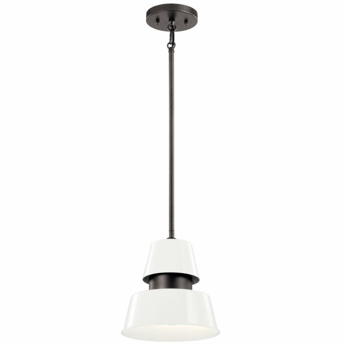 Kichler Lozano 9 Inch Outdoor Hanging Light in White