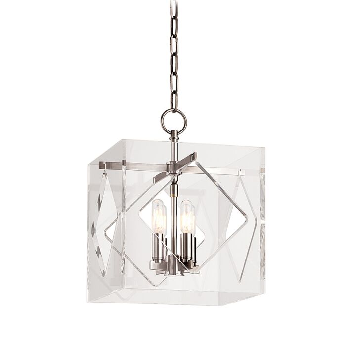Hudson Valley Travis 4 Light 16 Inch Pendant Light in Polished Nickel