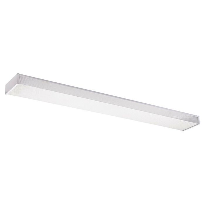 Sea Gull Drop Lens Fluorescent 2 Light 7 Inch Ceiling Light in White