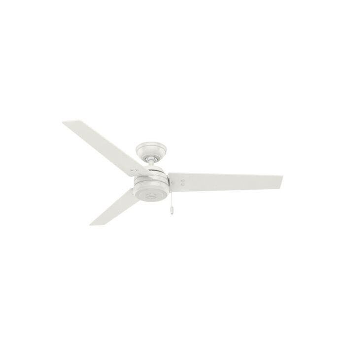 Hunter Cassius 52 Inch Indoor/Outdoor Ceiling Fan in Fresh White