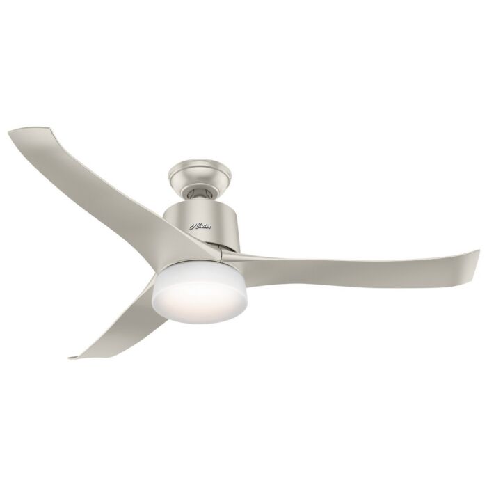 Hunter Symphony 2 Light 54 Inch Indoor Ceiling Fan in Matte Nickel