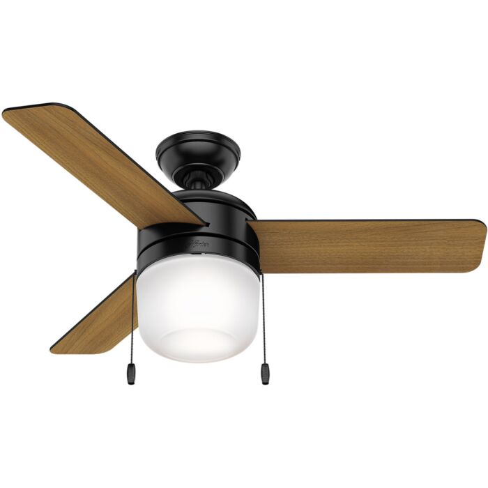 Hunter Acumen 42 Inch 1 Light Ceiling Fan in Matte Black