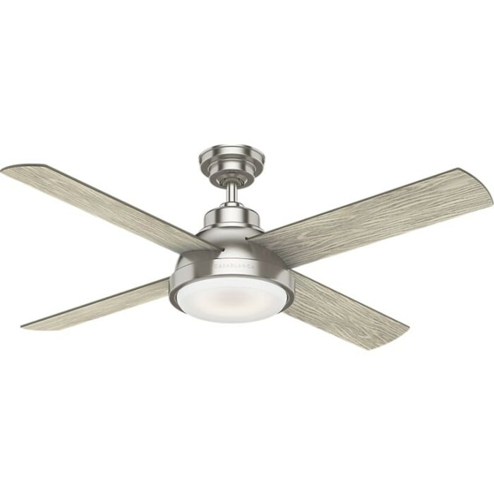 Casablanca Levitt 54 Inch Indoor Ceiling Fan in Brushed Nickel