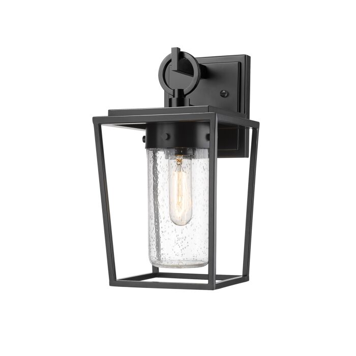 Z Lite Sheridan 1 Light Outdoor Wall Sconce In Black