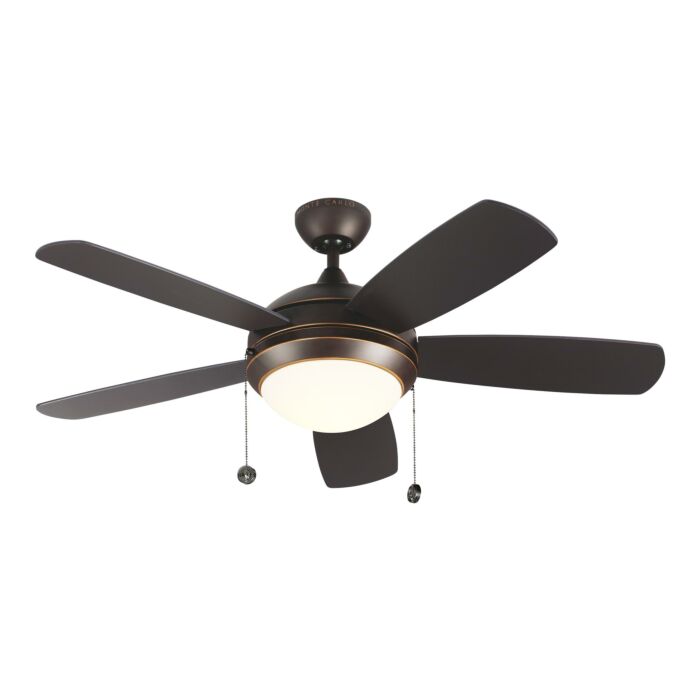 Monte Carlo Discus Classic II 44 Inch Indoor Ceiling Fan in Roman Bronze