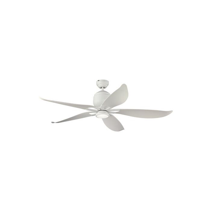 Monte Carlo Lily 56 Inch Ceiling Fan in Matte White