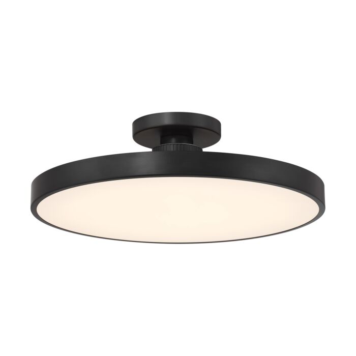 Thayer 1-Light LED Ceiling Light in Matte Black