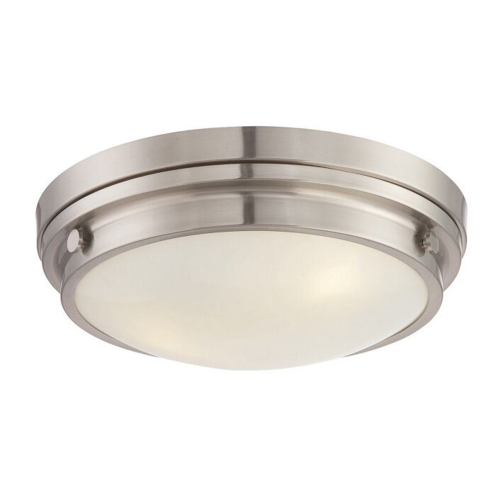 Savoy House Lucerne 3 Light Ceiling Light in Satin Nickel
