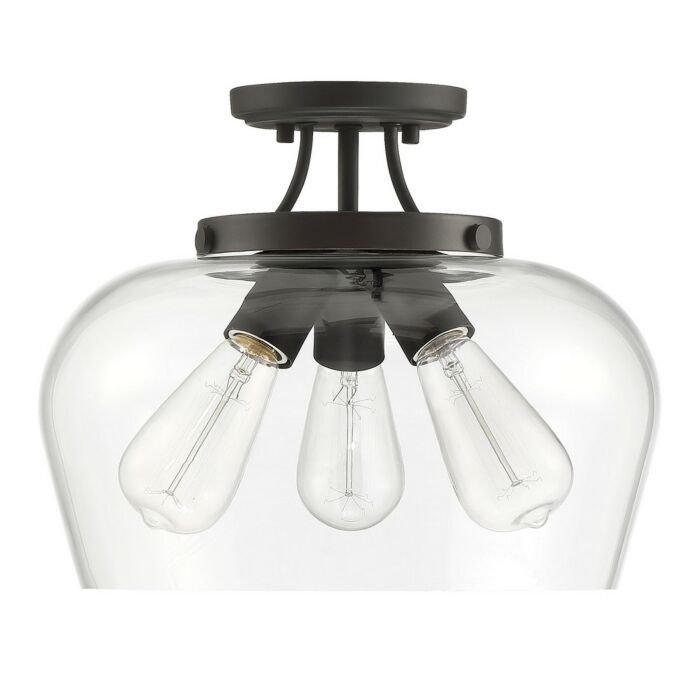 Savoy House Octave 3 Light Ceiling Light in English Bronze