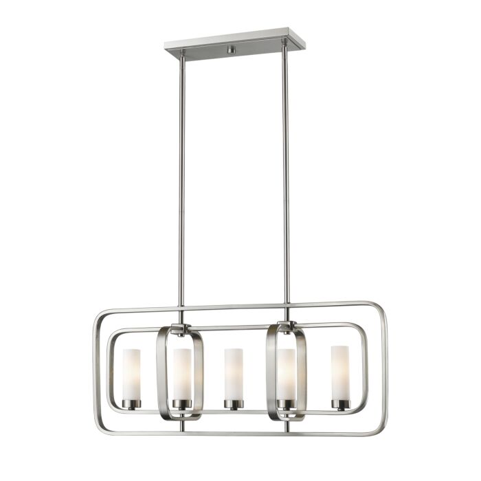 Z Lite Aideen 5 Light Chandelier In Brushed Nickel