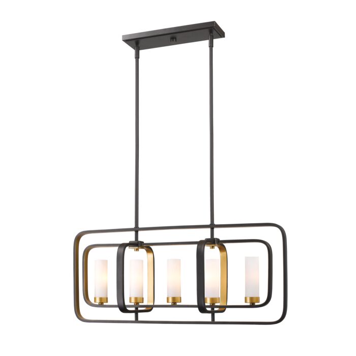 Z Lite Aideen 5 Light Chandelier In Bronze Gold