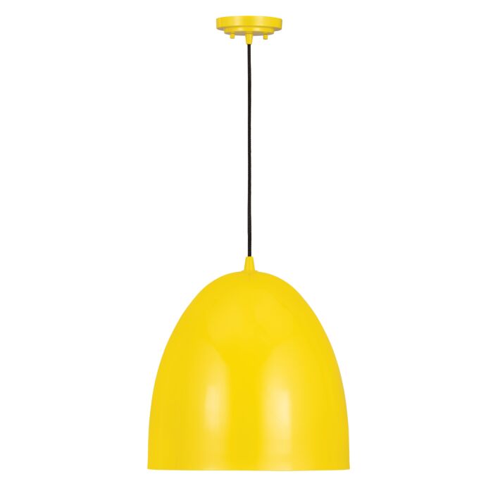 Z Lite Z Studio Dome Pendant 3 Light Pendant Light In Yellow
