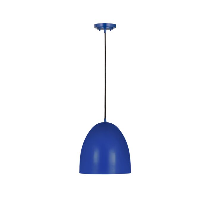 Z Lite Z Studio Dome Pendant 1 Light Pendant Light In Blue