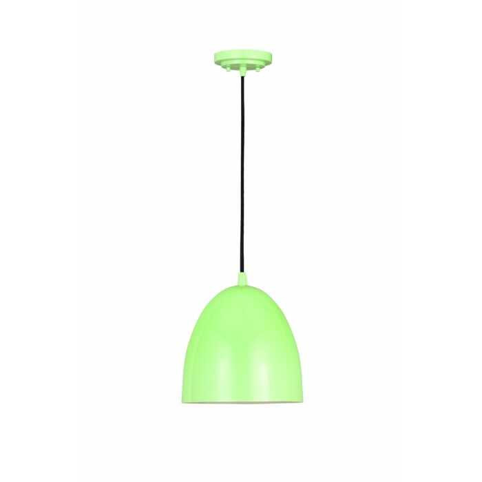 Z Lite Z Studio Dome Pendant 1 Light Pendant Light In Mint