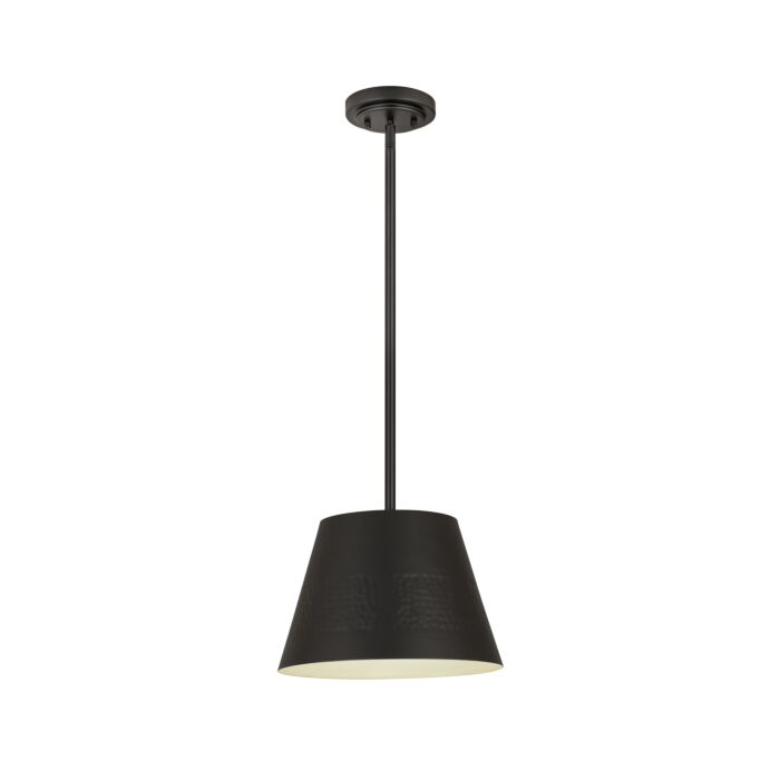 Z Lite Maddox 1 Light Chandelier In Matte Black