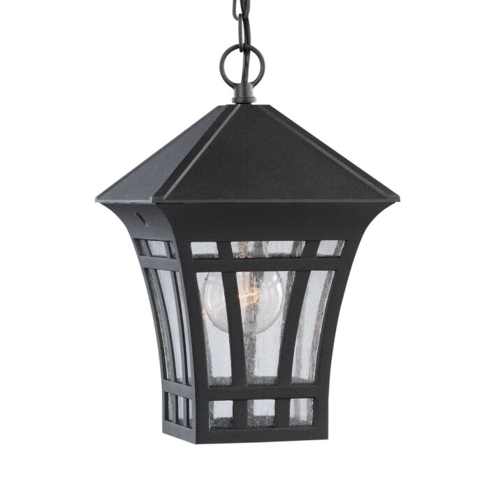 Sea Gull Herrington Outdoor Hanging Light in Black