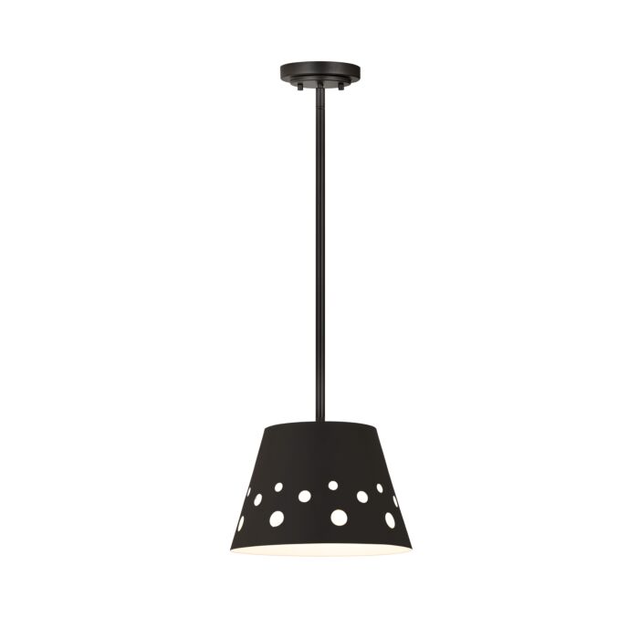 Z Lite Katie 1 Light Chandelier In Matte Black