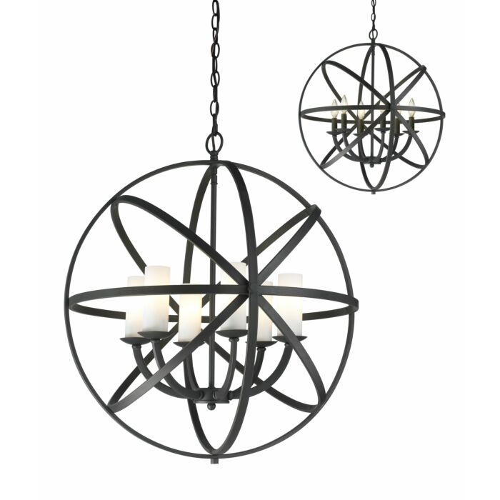 Z Lite Aranya 6 Light Pendant Light In Bronze