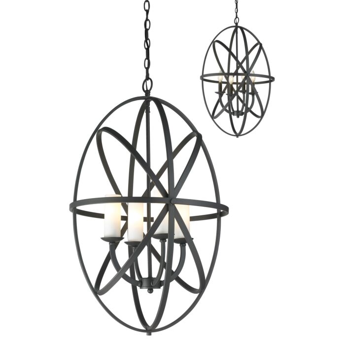 Z Lite Aranya 4 Light Pendant Light In Bronze