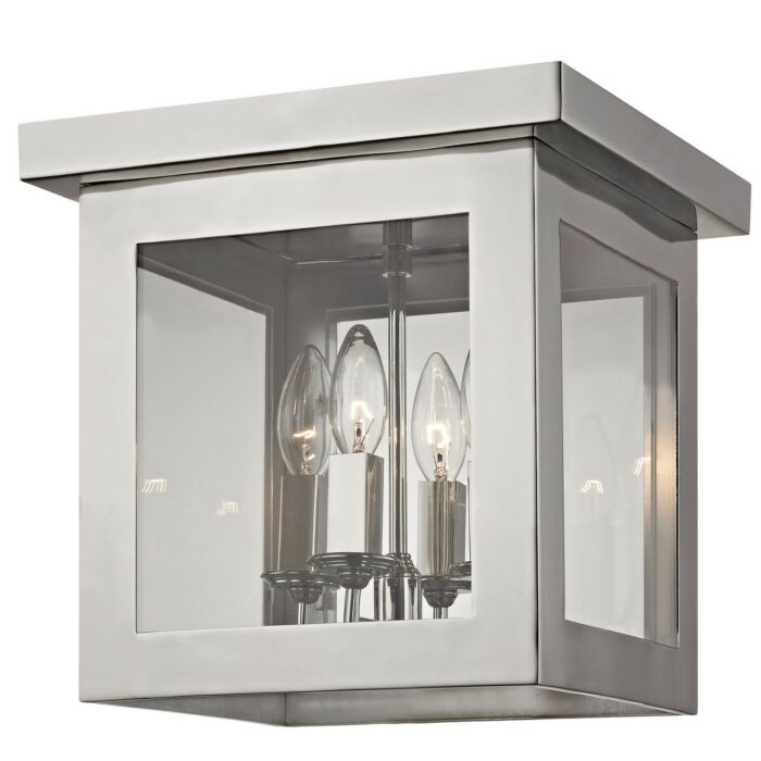 Brian Patrick Flynn for Crystorama Hurley 12 Inch Ceiling Light in Polished Nickel