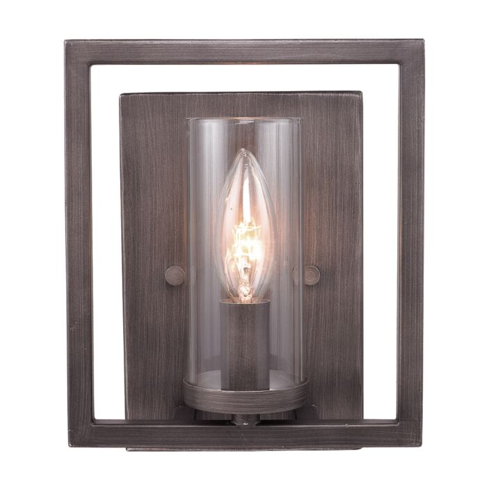 Golden Marco 9 Inch Wall Sconce in Gunmetal Bronze
