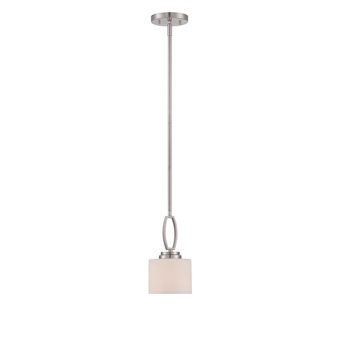 Axel 1-Light Mini Pendant in Satin Platinum