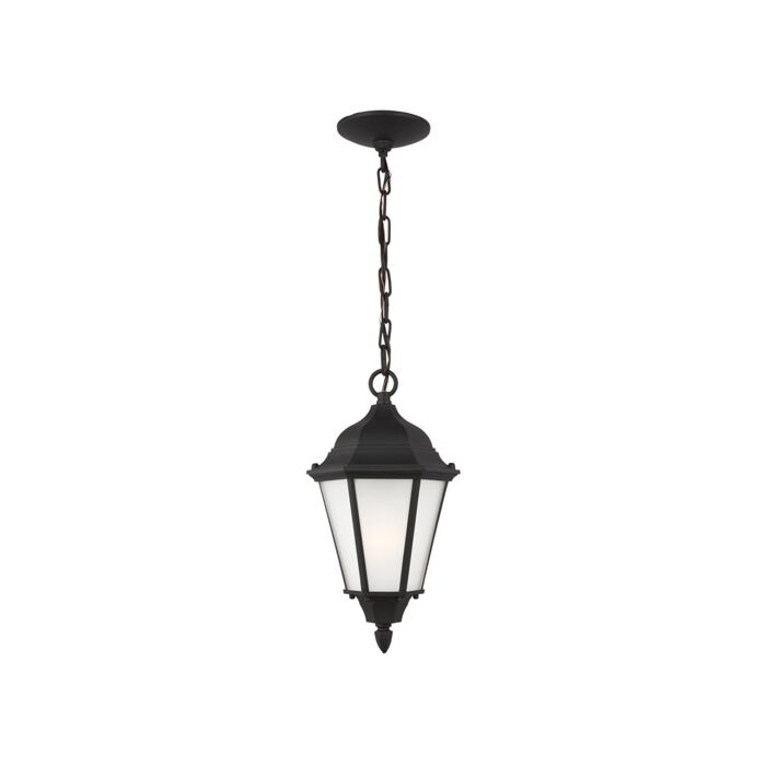 Sea Gull Bakersville Outdoor Hanging Light in Black